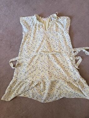 LC Lauren Conrad Yellow Floral Mini Dress